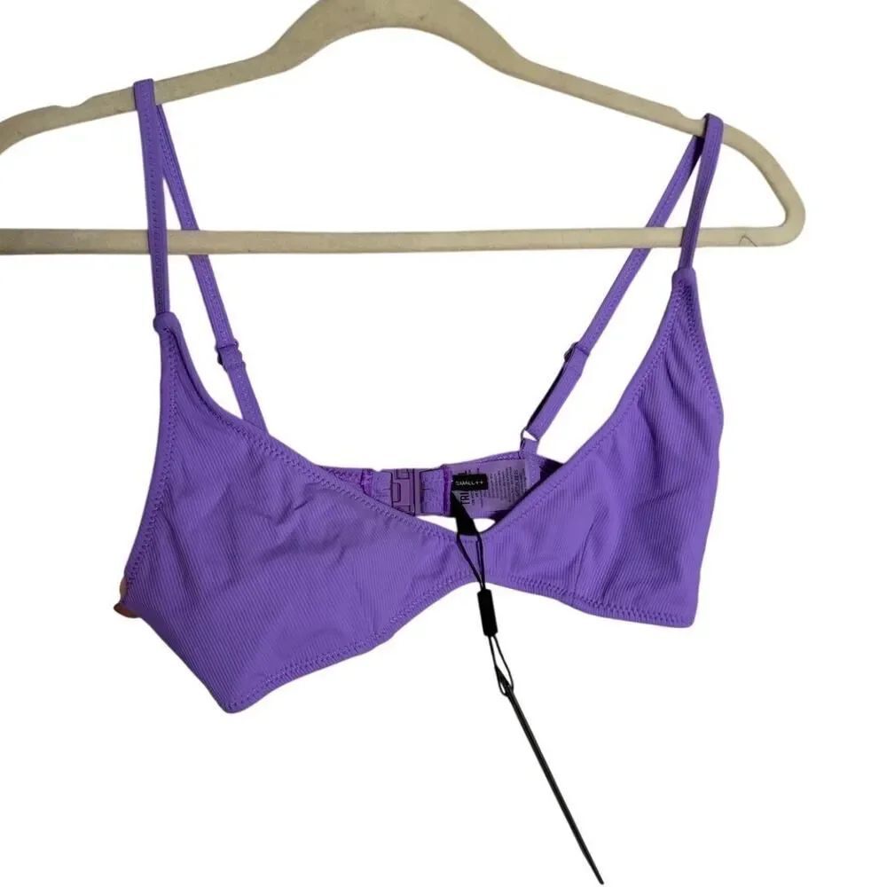 NWT TRIANGL Swimwear Purple Bikini Top Sz. XXS